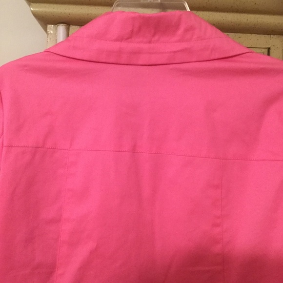 Pink Studio Works zip up jacket lined Small petite - Picture 3 of 8